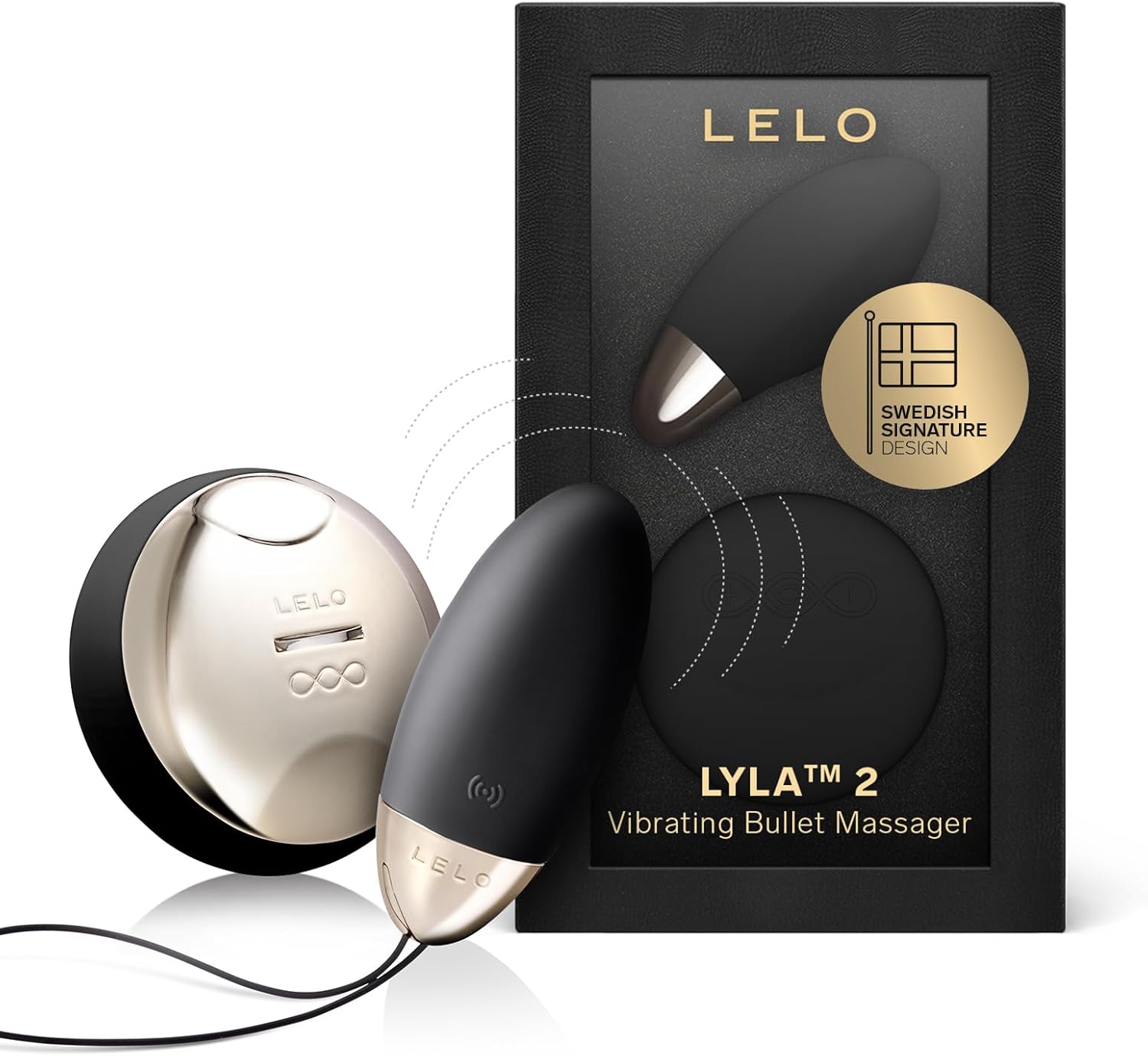 Lelo Lyla 2, œuf vibrant premium avec télécommande SenseMotion